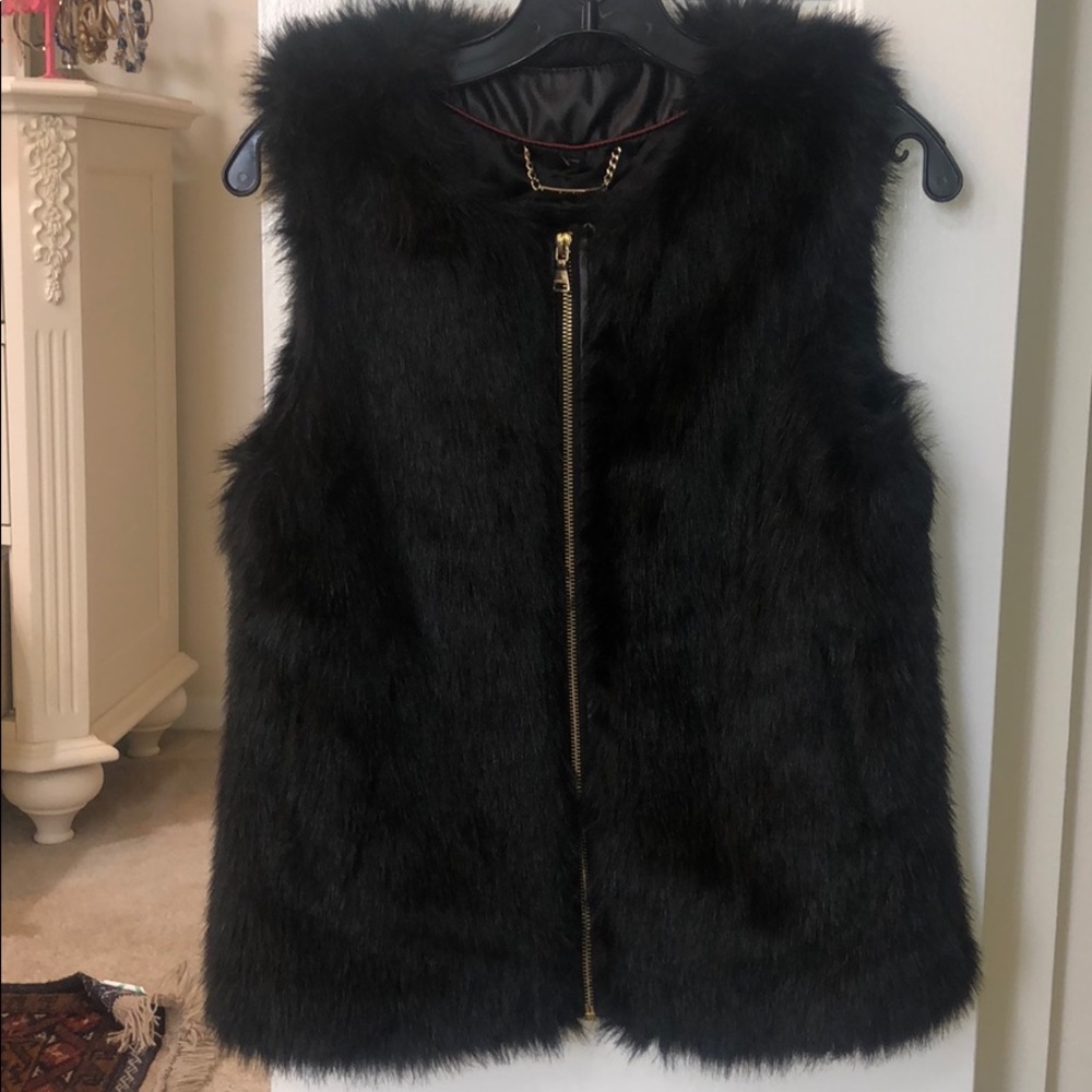 Express Faux Fur Vest